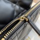 DIOR Medium Dior Toujours Bag Black Macrocannage Calfskin