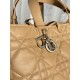 DIOR Medium Dior Toujours Bag Medium Tan Macrocannage Calfskin