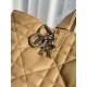 DIOR Medium Dior Toujours Bag Medium Tan Macrocannage Calfskin