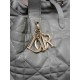 DIOR Medium Dior Toujours Bag Stone Gray Macrocannage Calfskin