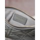 DIOR Medium Dior Toujours Bag Stone Gray Macrocannage Calfskin