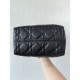 DIOR Small Dior Toujours Bag Black Macrocannage Calfskin