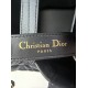 DIOR Small Dior Toujours Bag Black Macrocannage Calfskin