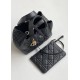 DIOR Small Dior Toujours Bag Black Macrocannage Calfskin