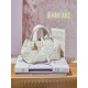 DIOR Small Dior Toujours Bag Latte Macrocannage Calfskin