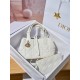 DIOR Small Dior Toujours Bag Latte Macrocannage Calfskin