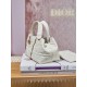 DIOR Small Dior Toujours Bag Latte Macrocannage Calfskin