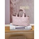 DIOR Small Dior Toujours Bag Pale Pink Macrocannage Calfskin