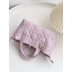 DIOR Small Dior Toujours Bag Pale Pink Macrocannage Calfskin