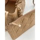 DIOR Small Dior Toujours Bag Medium Tan Macrocannage Calfskin