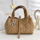 DIOR Small Dior Toujours Bag Medium Tan Macrocannage Calfskin