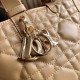 DIOR Small Dior Toujours Bag Medium Tan Macrocannage Calfskin