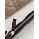 DIOR Small Dior Toujours Bag Rope Beige and Black Macrocannage Calfskin