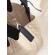 DIOR Small Dior Toujours Bag Rope Beige and Black Macrocannage Calfskin