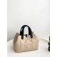 DIOR Medium Dior Toujours Bag Rope Beige and Black Macrocannage Calfskin