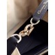 DIOR Medium Dior Toujours Bag Rope Beige and Black Macrocannage Calfskin