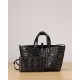 DIOR Medium Dior Toujours Bag Black Macrocannage Crinkled Calfskin