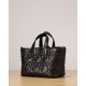 DIOR Medium Dior Toujours Bag Black Macrocannage Crinkled Calfskin