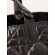 DIOR Medium Dior Toujours Bag Black Macrocannage Crinkled Calfskin