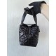 DIOR Small Dior Toujours Bag Black Macrocannage Crinkled Calfskin