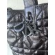 DIOR Small Dior Toujours Bag Black Macrocannage Crinkled Calfskin