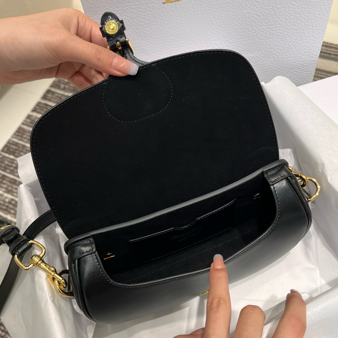 DIOR Dior Bobby East-West Bag Black Box Calfskin