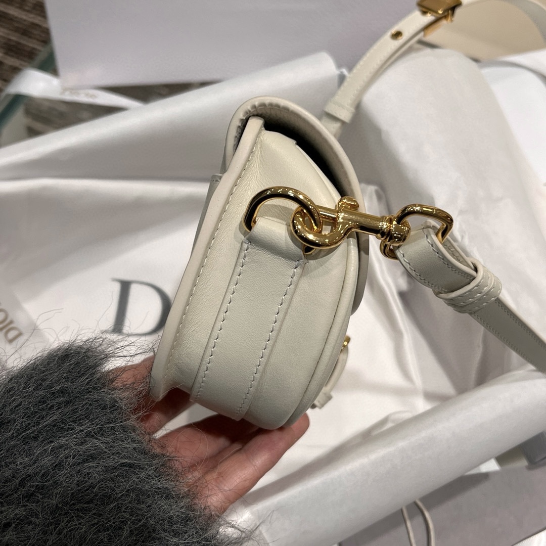 DIOR Dior Bobby East-West Bag Latte Box Calfskin