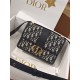 DIOR Small 30 Montaigne Bag Blue Dior Oblique Jacquard