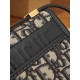 DIOR Small 30 Montaigne Bag Blue Dior Oblique Jacquard