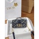 DIOR Miss Montaigne Mini Bag Blue Dior Oblique Jacquard