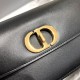 DIOR 30 Montaigne Avenue Bag Black Box Calfskin