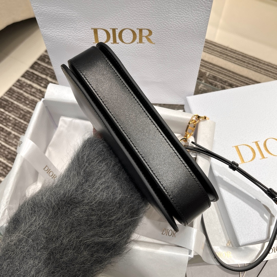 DIOR 30 Montaigne Avenue Bag Black Box Calfskin