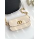 DIOR 30 Montaigne Avenue Bag Dusty Ivory Box Calfskin