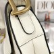 DIOR Saddle Bag with Strap Latte Grained Calfskin