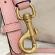 DIOR Saddle Bag with Strap Pink Grained Calfskin