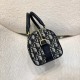 DIOR Groove 20 Bag Blue Dior Oblique Jacquard