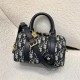 DIOR Groove 20 Bag Blue Dior Oblique Jacquard