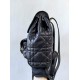 DIOR Medium Dior Caro Backpack Black Macrocannage Lambskin