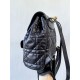 DIOR Medium Dior Caro Backpack Black Macrocannage Lambskin