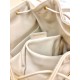 DIOR Medium Dior Caro Backpack Powder Beige Macrocannage Lambskin