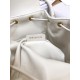 DIOR Small Dior Caro Backpack Latte Macrocannage Lambskin