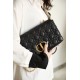 DIOR Large Dior Caro Bag Black Supple Cannage Calfskin