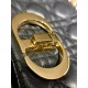 DIOR Small Dior Caro Bag Black Supple Cannage Calfskin