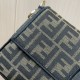 FENDI Baguette Brown FF jacquard fabric bag 