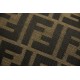 FENDI Baguette Mini Brown FF jacquard fabric bag