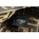 FENDI Baguette Mini Brown FF jacquard fabric bag