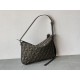 FENDI Simply Fendi Medium Brown FF jacquard fabric bag