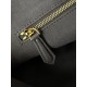 FENDI Simply Fendi Medium Brown FF jacquard fabric bag