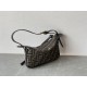 FENDI Simply Fendi Mini Brown FF jacquard fabric mini bag