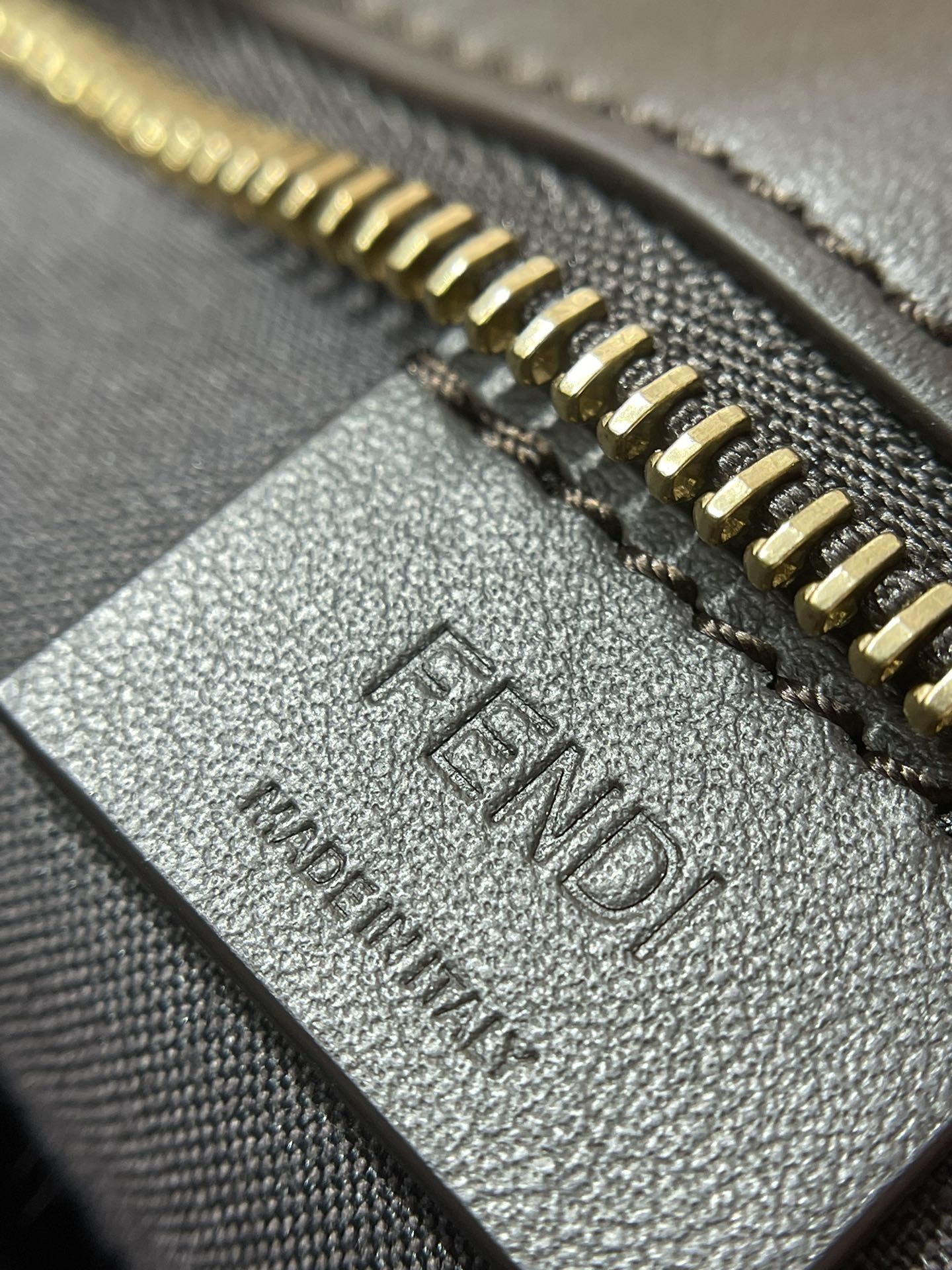 FENDI Roll Mini Brown FF jacquard mini bag